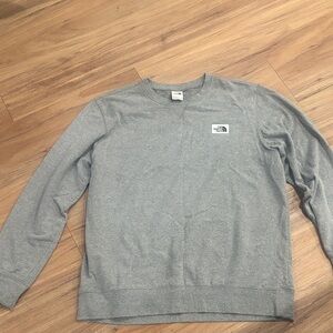 The North Face Men's Heather Gray Crewneck Pullover
